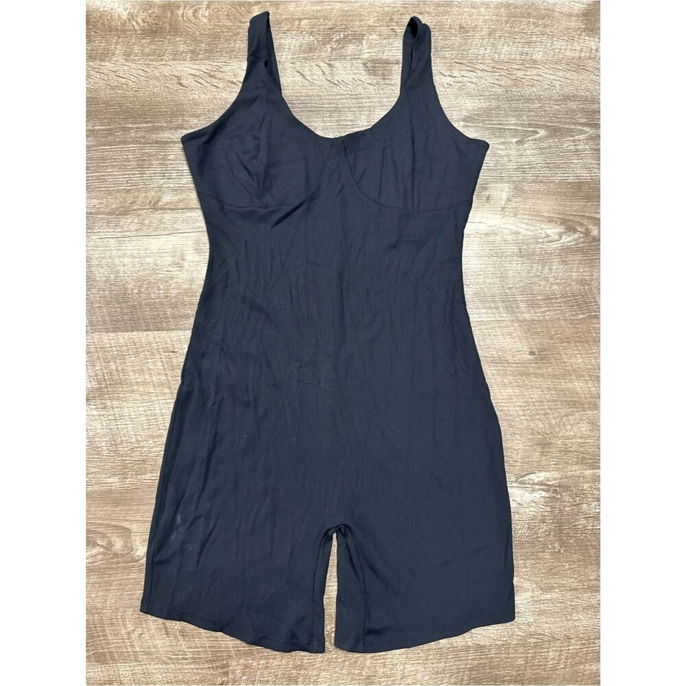 Contour by PacSun Black Bodysuit Romper Large
